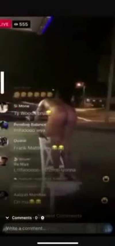 Man forced to twerk because he robbed a store