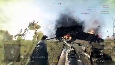 Was playing with some friends and got to witness the horrors of war