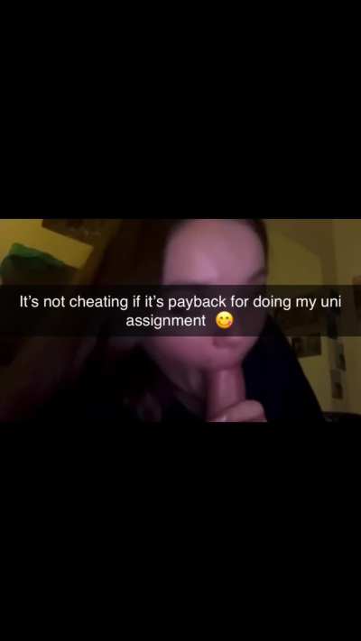 its not cheating if im just paying back