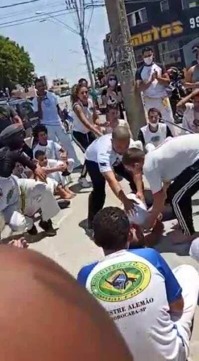 HMFT after I play some capoeira with the dudes