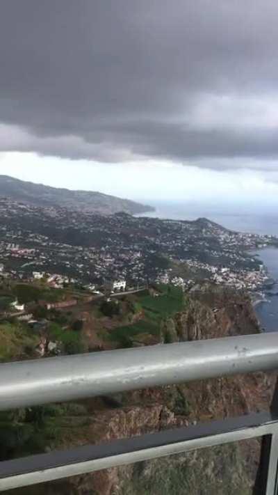 HMRB while i walk in glass 580 meters above sea.