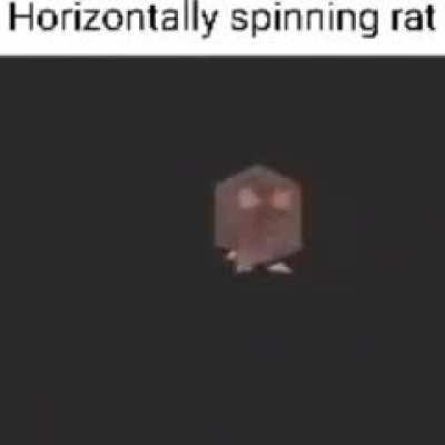 You’ve been visited by the glorious spinning rat. Have a nice day.