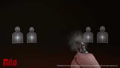Snub nose .38 revolver animations for our upcoming game Milo