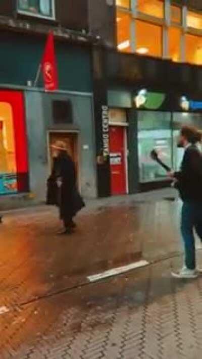 Just two guys getting their groove on