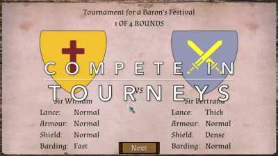 The demo for my jousting game, Gallantry, just released on Steam!