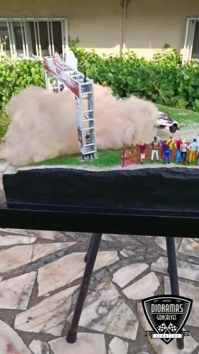 Made a WRC Diorama! Rally de Portugal, Toyota Yaris.