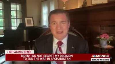 U.S. Army veteran Matt Zeller goes off on MSNBC about Biden’s remarks on Afghanistan: “I feel like I watched a different speech than the rest of you guys. I was appalled.”