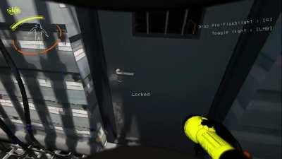 I started a new game and went to experimentation and i immediately had to leave due to there being no way to get past the entrance