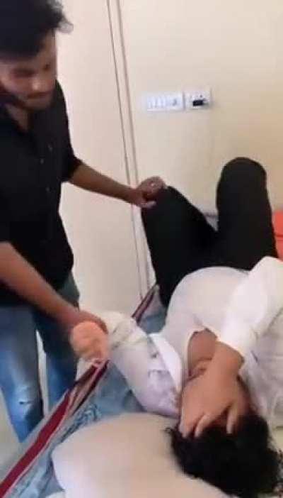 Himank Bansal, Student, assaulted and forced to chant Allah Hu akbar in IBS campus by Islamic Terrorist in Hyderabad.