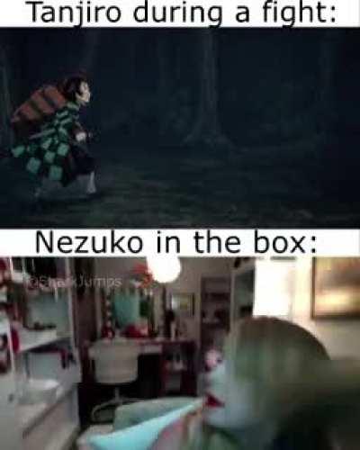 Nezuko has the patience of a saint