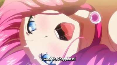 Filling her with happiness