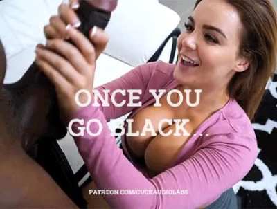 Once you go black...(Imagefap: GoonerAudioLabs)