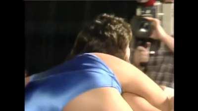 Americana paraded in the ring by Royal Hawaiian, and even spanked by Spanish Red