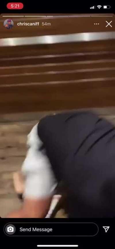 Popular youtuber Christian Caniff beats the dog shit out a some dude