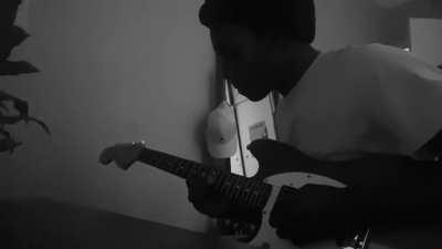 PINK + WHITE (JAZZ GUITAR COVER)