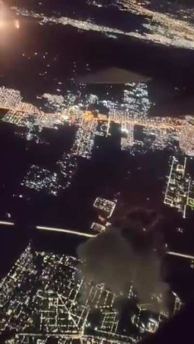Así se vio desde el aire la explosión en Ezeiza