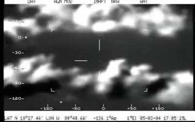 A Mexican air force fighter captures two UAPs flying close to their position. Video declassified by the Mexican army