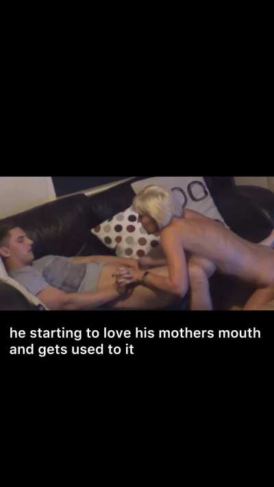 Real mother and her son.