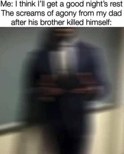 Sadly enough, true story