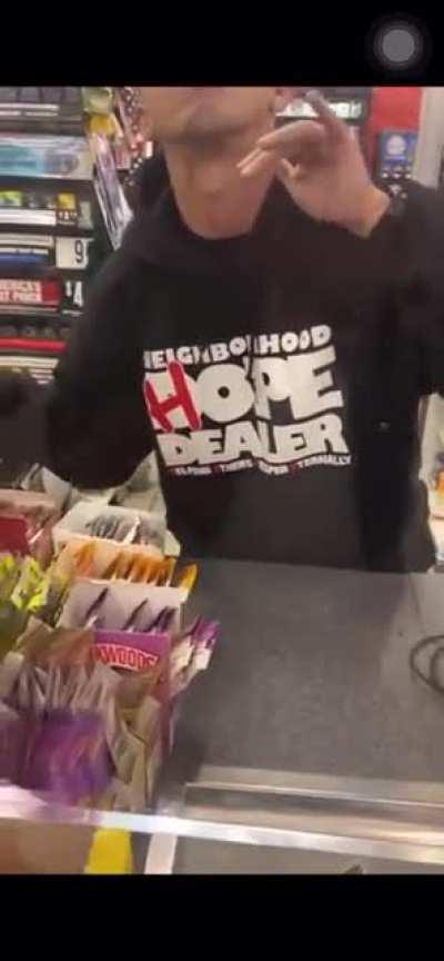 To work at a gas station