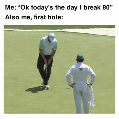 Always so hopeful before the round