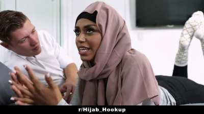 Horny Hijab Rule Breaker Step Sis - Link In Comments!