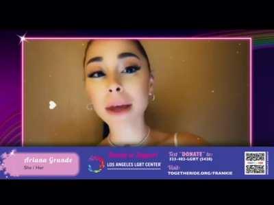Ariana Grande Rainbowthon Twitch Appearance 2021