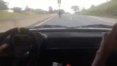 Showing off my car...