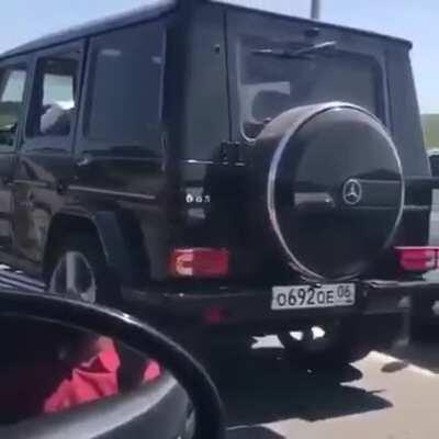 Road rage in Russia