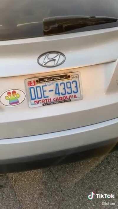 “I did not hit your car!”