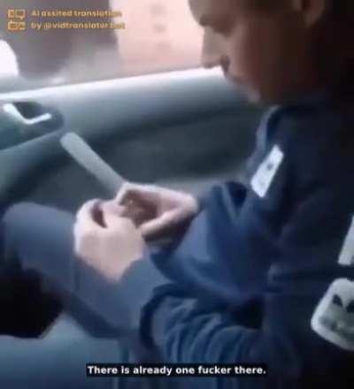 Russian: ✔️ Adidas: ✔️ Dumber than a bag of rocks: ✔️ 100% Gopnik: ✔️ cyka blyat