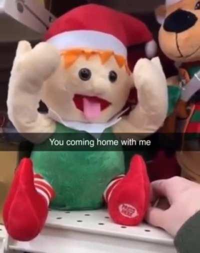 The doll is gonna get traumatised