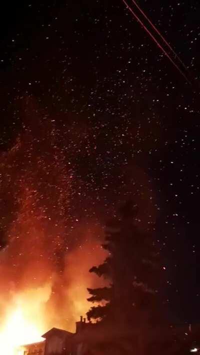 HOUSE FIRE. BRIDGELAND. DRURY AVE.