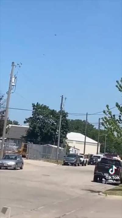 Wisconsinite captures what appears to be an UFO. Jets were scrambled to the area soon after the object disappeared.