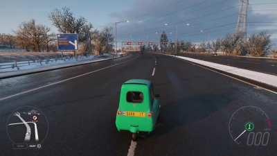 He had to know why I'm parked in the middle of the street