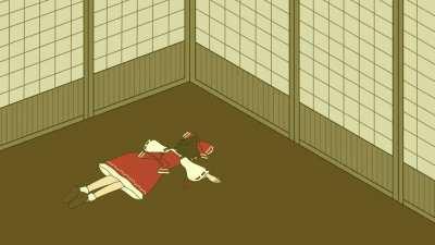 Probably what Reimu will be doing during Touhou 18.5