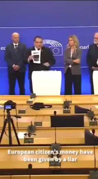 Romanian MEP Puts His Dick on the Table and Dares the EU to Come and Compare