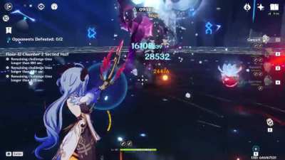 C1 Ganyu Melt (Pre-Fontaine) New Abyss All Chambers Clear 36*