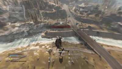 Avoiding locked missile!