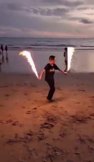 This guy knows how to party