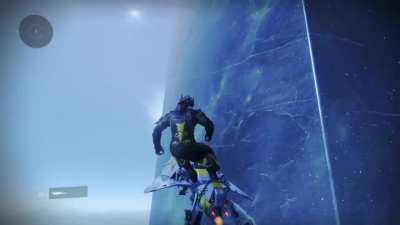 They disabled summoning vehicles in the Rite of the Nine area, so I guess this early view of the top with the last chest is a bit more special now. Of course I had to see how high I could go too.