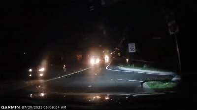 Got woken up real quick on my way to work this morning