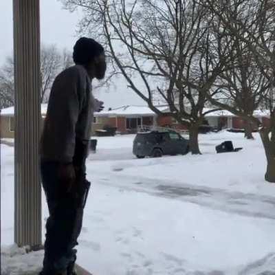 I think this package does not belong to you, sir.