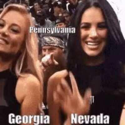 Georgia & Nevada thinking they will be the ones to deliver the election results...