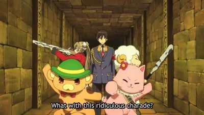 Very competent treasure hunters [Amagi Brilliant Park]