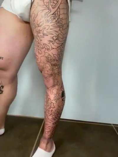 4º Session of My Munewari Bodysuit Project with @fabiocastilho.tattoo (based in Porto, Portugal).