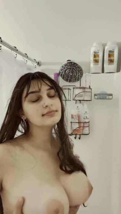 I love the feeling of my tits being squeezed