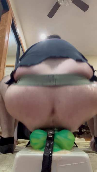 XL Flint Dildo Fucking