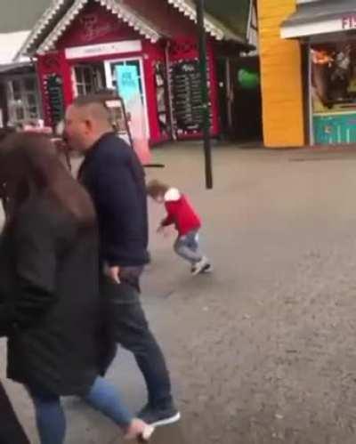 The cop had to intervene