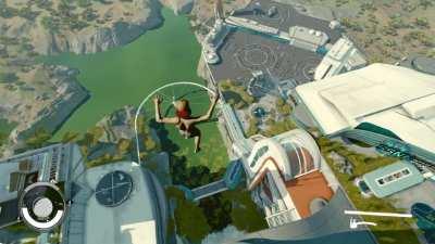 Leap of faith (disappointed there's no achievement or gained perk for doing this!)